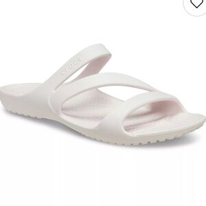 CROCS Women's White Sandals 9